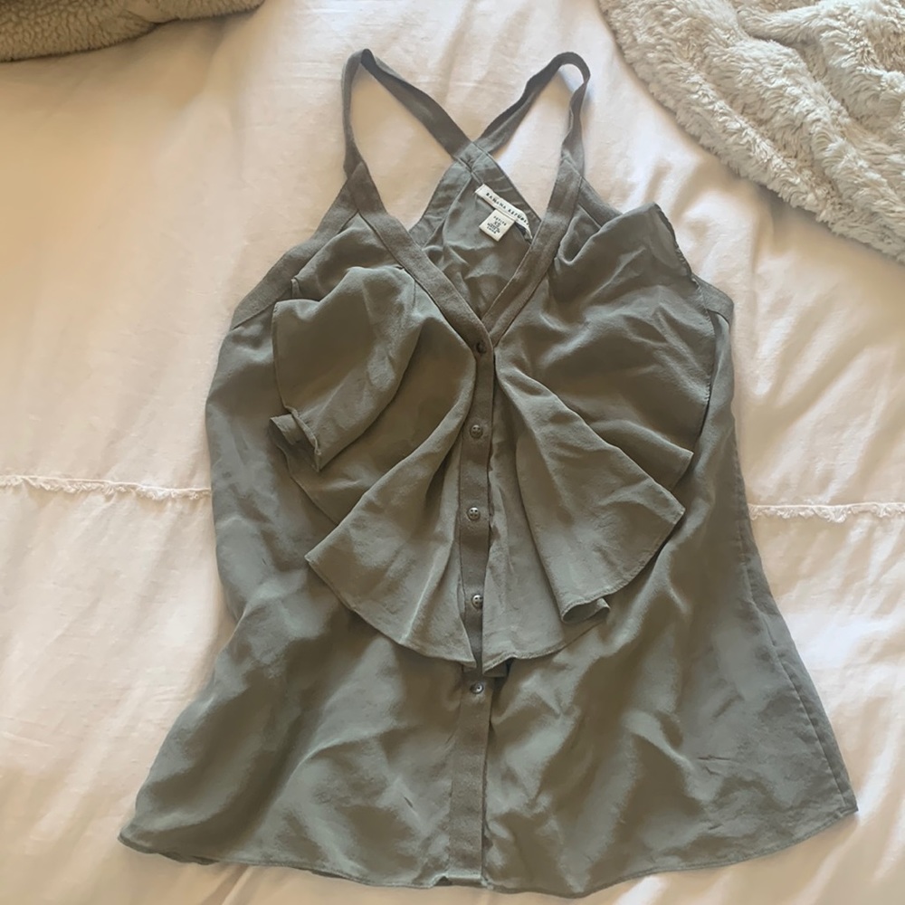 Ruffle Racerback Tank Top